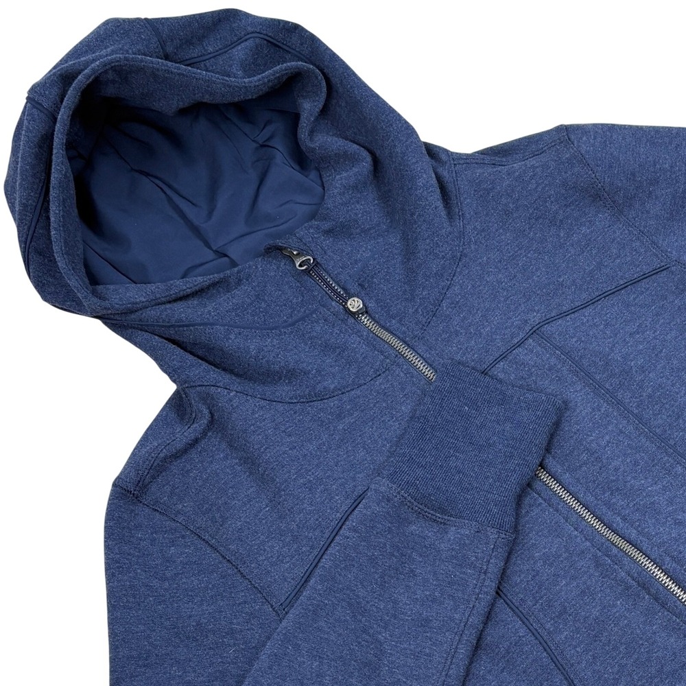 Kirkland Signature Full Zip Hoodie Womens M Blue Athleisure Activewear